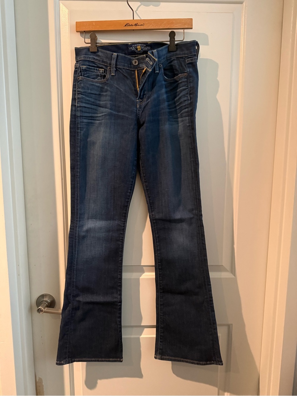 Lucky Brand Women's Dark Indigo Flare Jeans